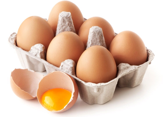 البيض الطازج
