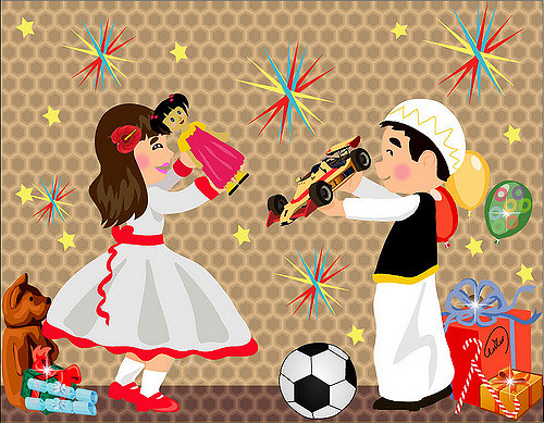 إنه العيد فليعش الطفل معنى العطاء